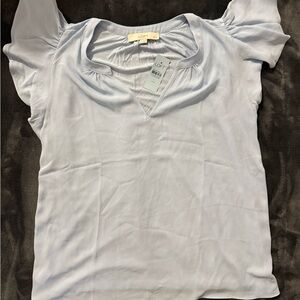 LOFT Soft Blue Women's Blouse